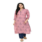 Lagi Women's Pink Printed Straight Kurta & Pant (MC41B) | Grab2Buy