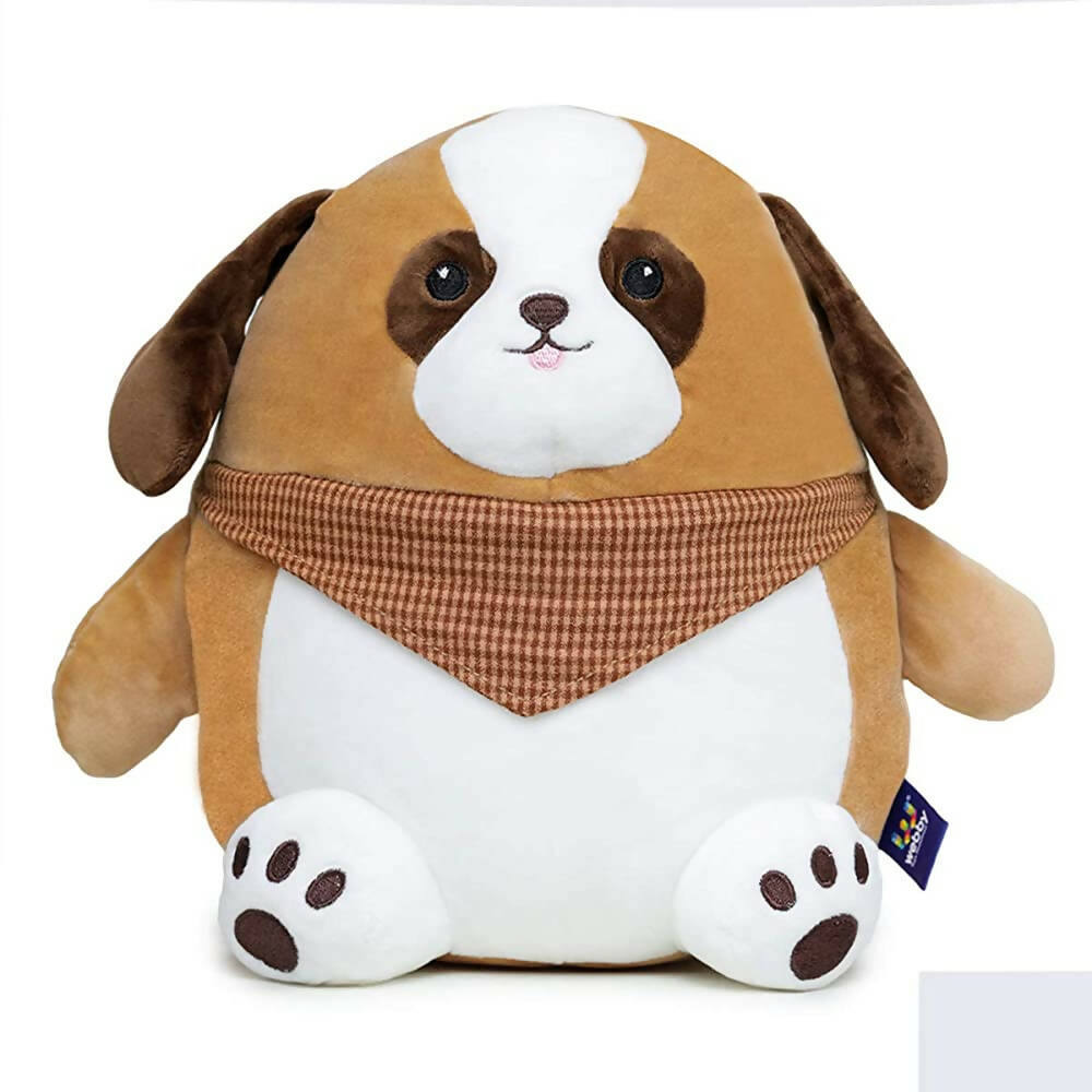 Webby Bruno Soft Animal Plush Dog Toy- 30cm | Grab2Buy