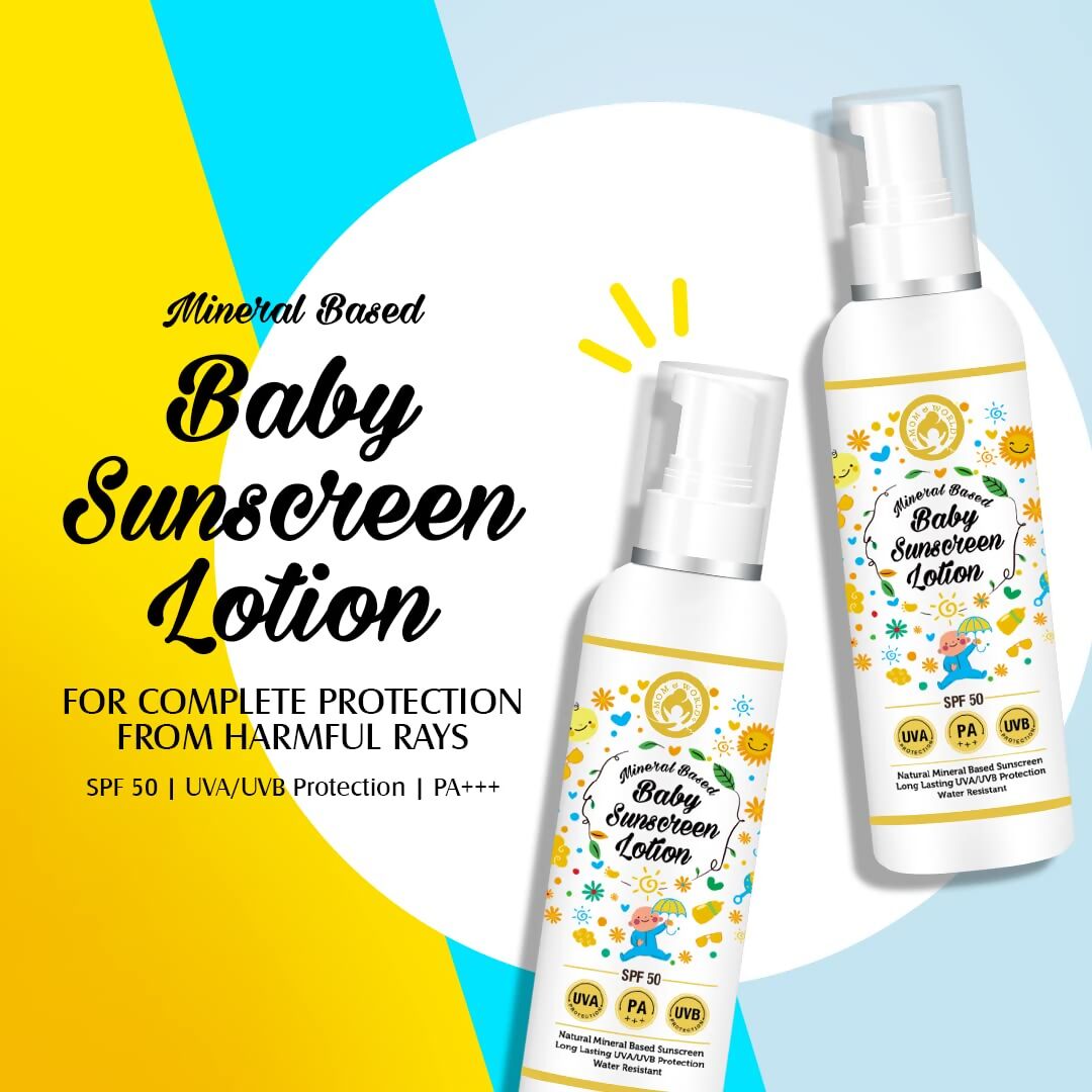 Mom & World Baby Sunscreen Lotion | Grab2Buy