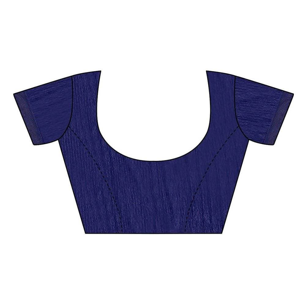Vamika Navy Georgette Embroidery Saree (GULABO NAVY) | Grab2Buy