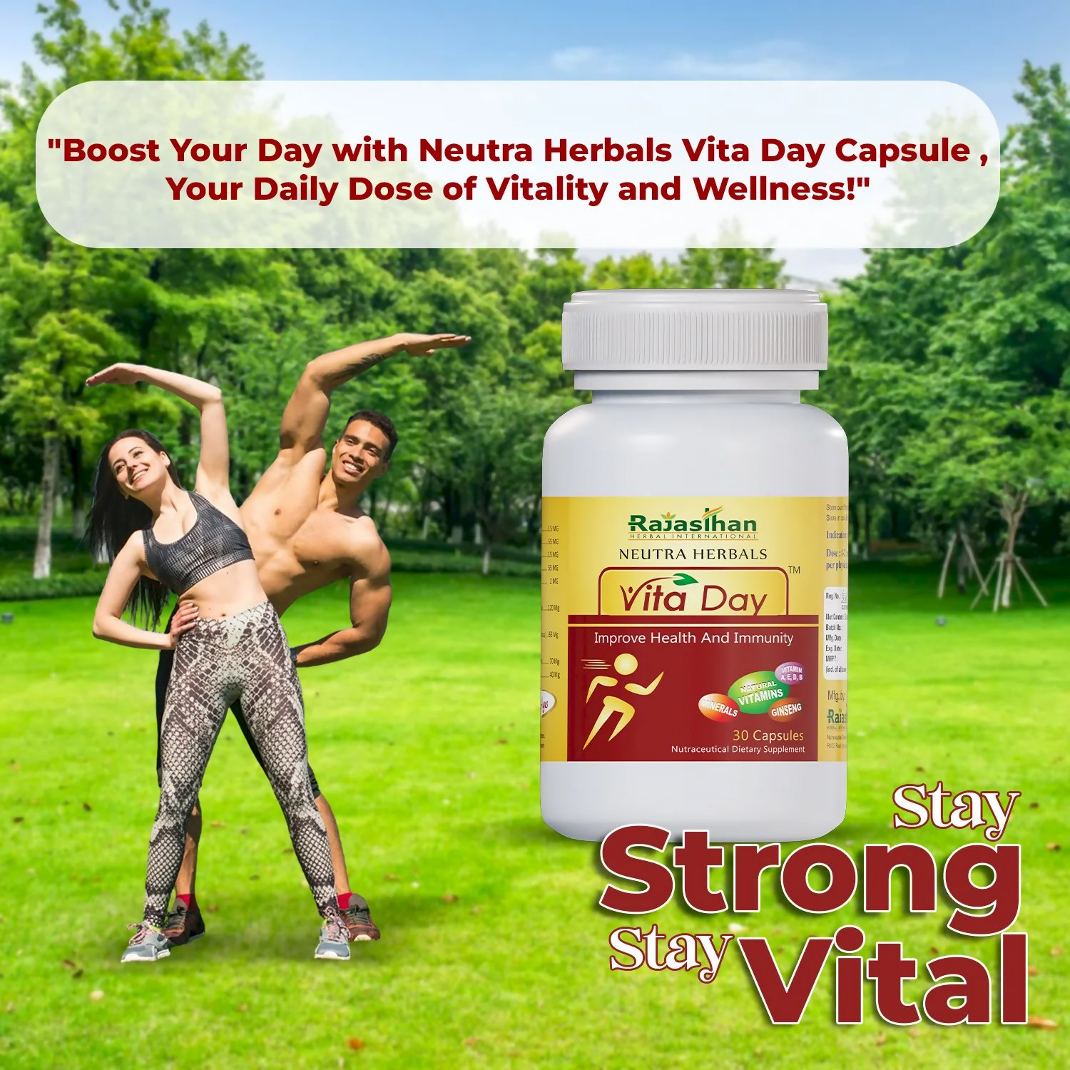 Rajasthan Herbals Neutra Herbals Vita Day Capsules | Grab2Buy