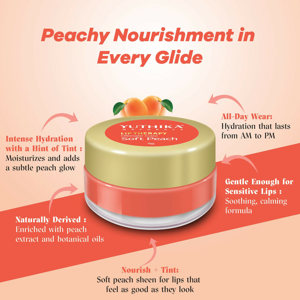 Yuthika Moisturizing Lip Balm – Soft Peach | Grab2Buy