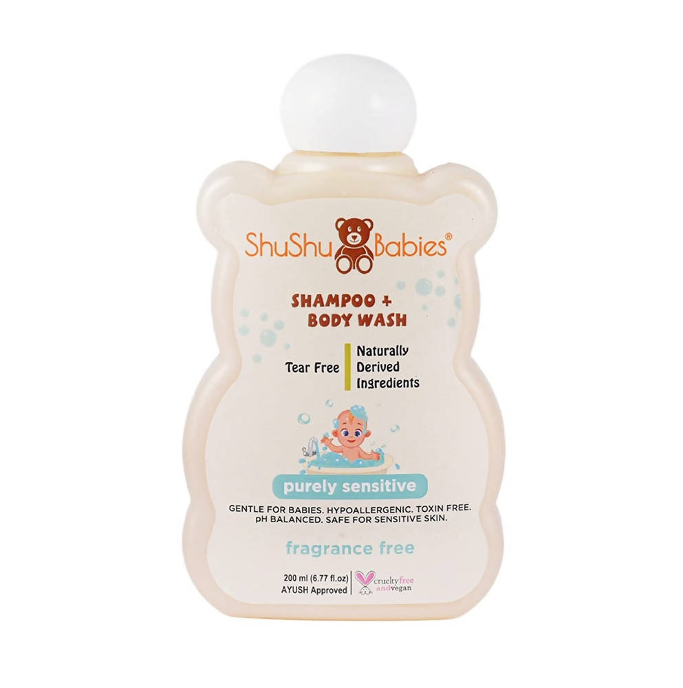 ShuShu Babies Shampoo + Body Wash Fragrance Free | Grab2Buy