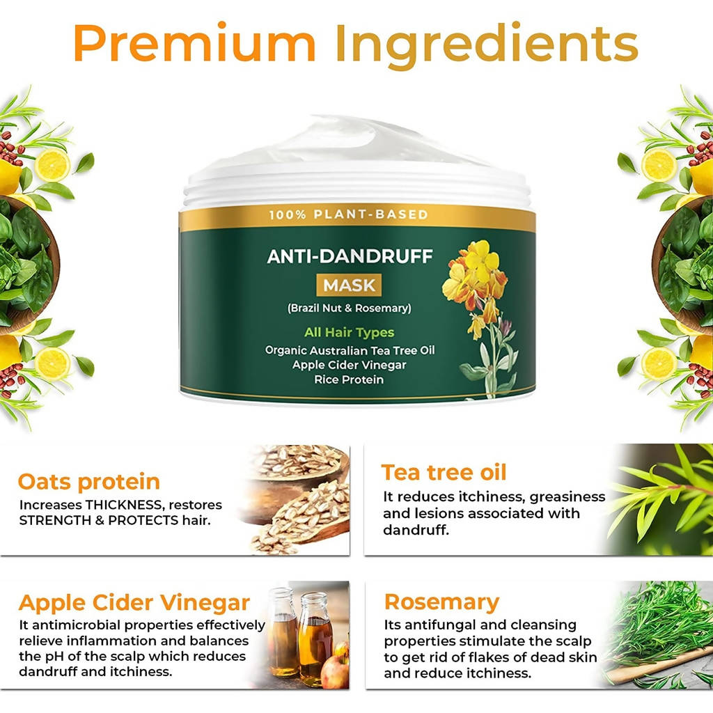 The Organic Forest Anti-Dandruff Hair Mask | Grab2Buy