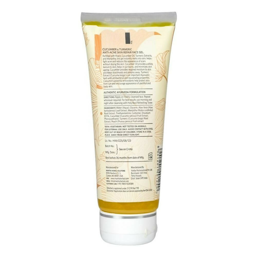 Mantra Herbal Cucumber & Turmeric Anti-Acne Skin Repair Face Gel | Grab2Buy