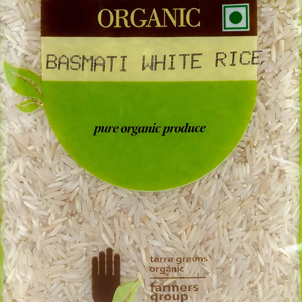 Terra Greens Organic Basmati White Rice | Grab2Buy