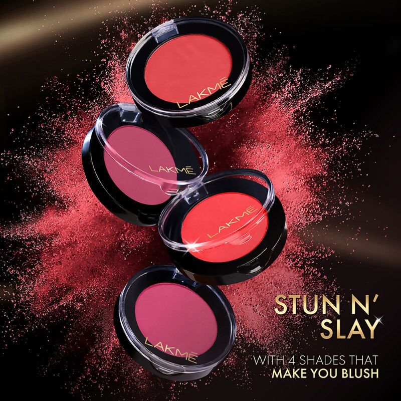 Lakme Face It Blush - Perfect Plum | Grab2Buy