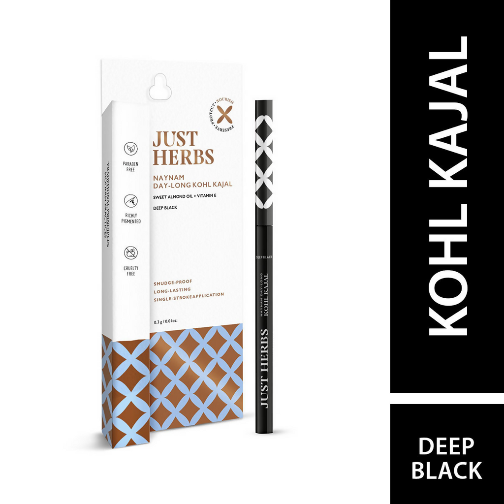 Just Herbs Naynam Day - Long Kohl Kajal