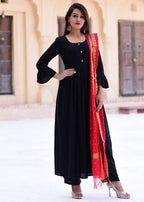 Cheera Hot Black Gotta Suit Set | Grab2Buy