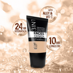 Faces Canada All Day Hydra Matte Mini Foundation - Caramel Natural 023 | Grab2Buy
