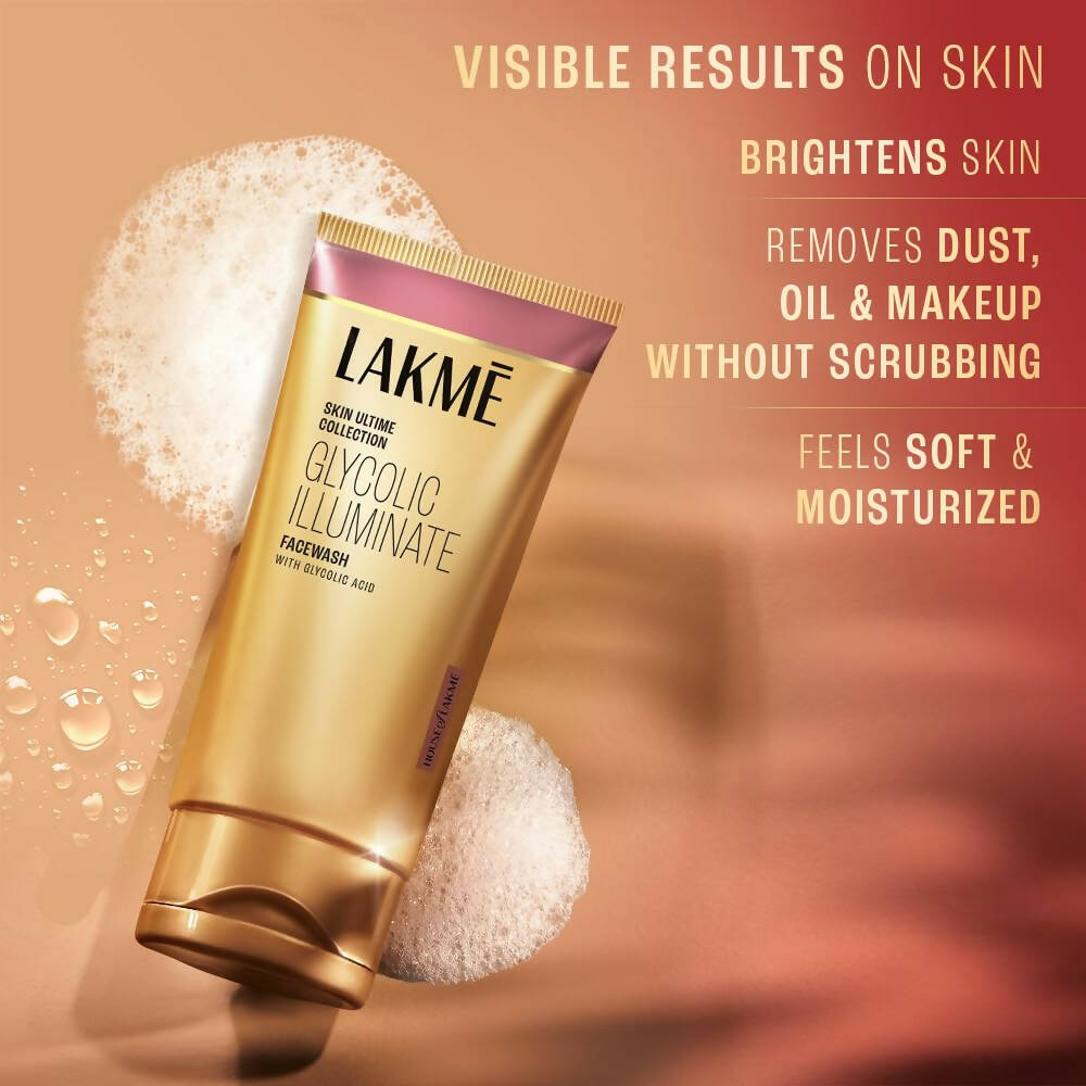 Lakme Glycolic Illuminate Facewash with Glycolic Acid | Grab2Buy