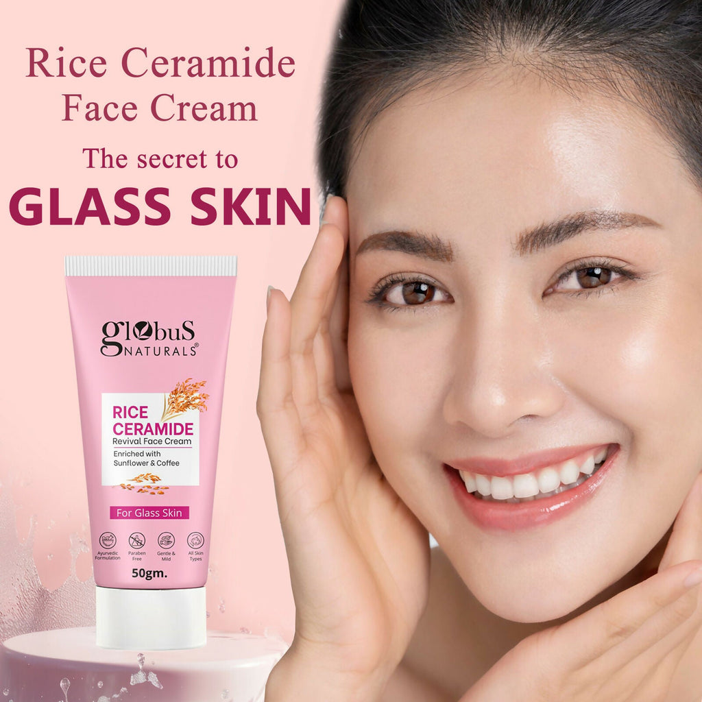 Globus Naturals Rice Ceramide Revival Face Cream | Grab2Buy