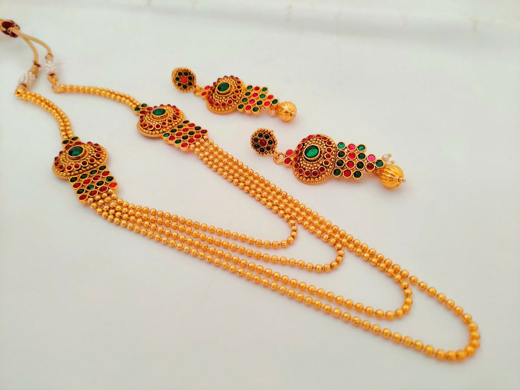 Multicolor kemp layer Necklace set | Grab2Buy