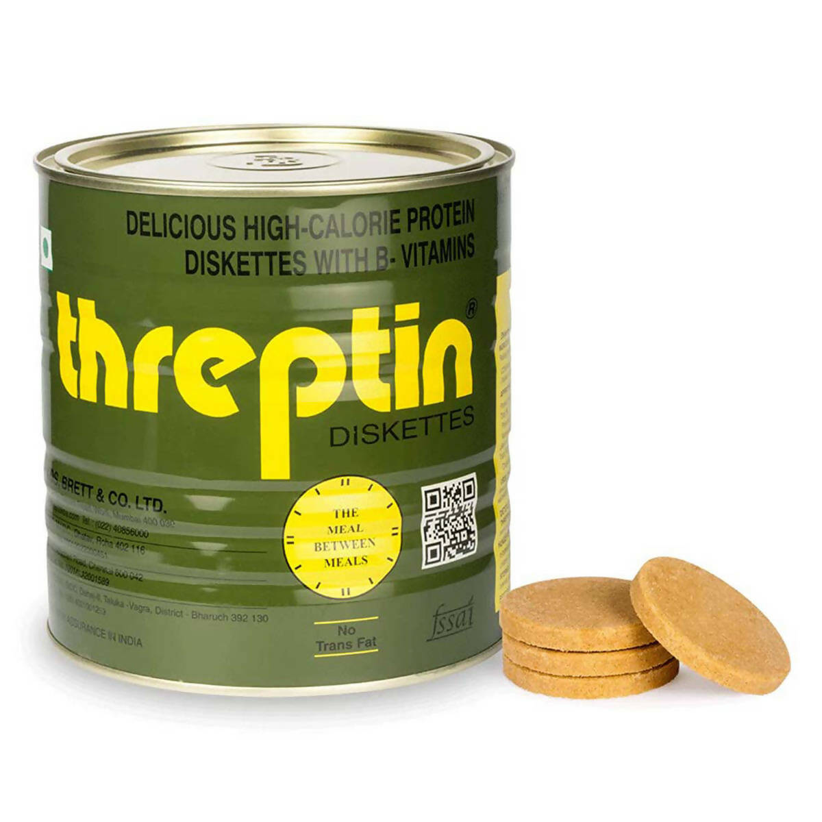 Threptin High-Calorie Protein Diskettes - Vanilla Flavor | Grab2Buy