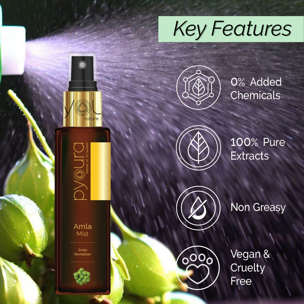 Pyoura Itchy Scalp Hair Growth Amla Hair Spray Serum Mist | Grab2Buy