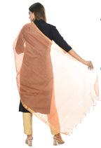 Mominos Fashion Peach Banarsi Piping Dupatta | Grab2Buy