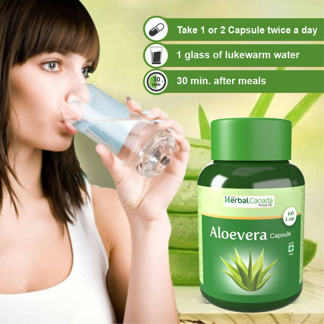 Herbal Canada Aloe Vera Capsules | Grab2Buy