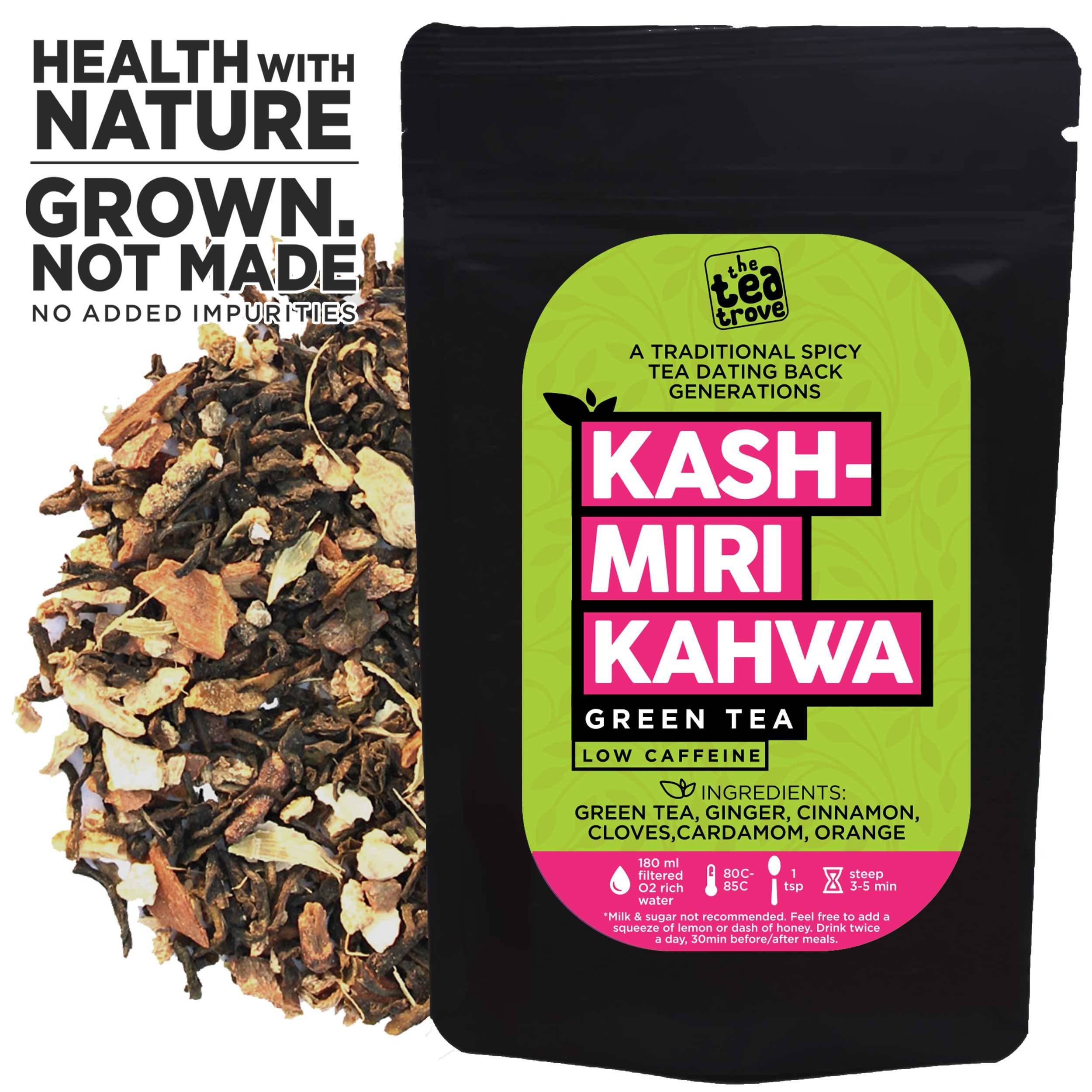 The Tea Trove - Kashmiri Kahwa Green Tea | Grab2Buy