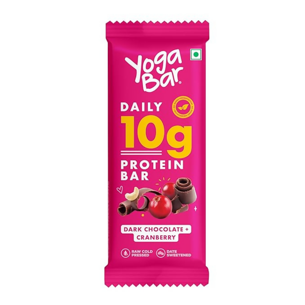 Yoga Bar Protein Bar - Dark Chocolate Cranberry