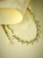 Nuyug 22K Gold-Plated Kundan & Pearl Studded Matha Patti Head Jewellery | Grab2Buy