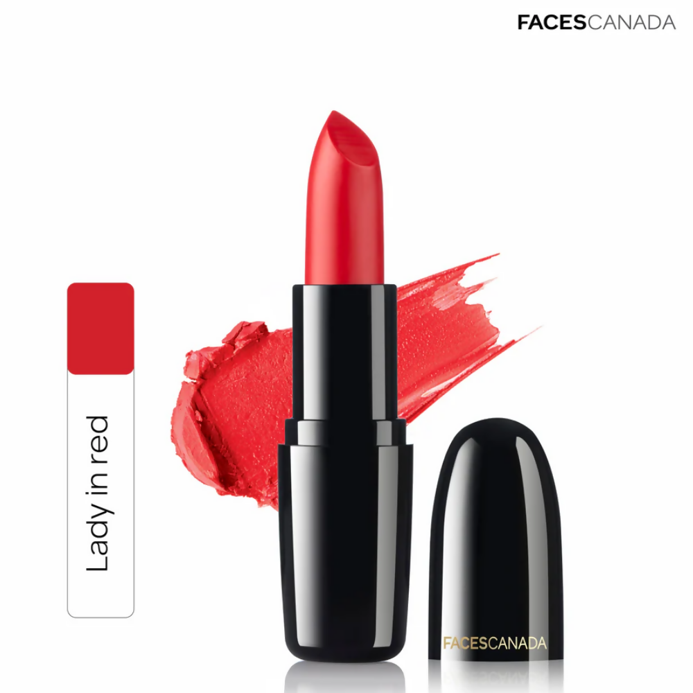 Faces Canada Creme Finish Lipstick - Lady In Red 11 | Grab2Buy