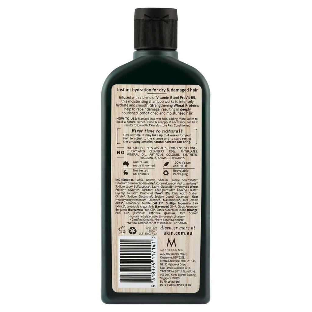 Akin Moisture Rich Wheat Protein Shampoo | Grab2Buy