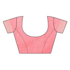 Vamika Peach Chanderi Designer Saree (SERIN PEACH) | Grab2Buy