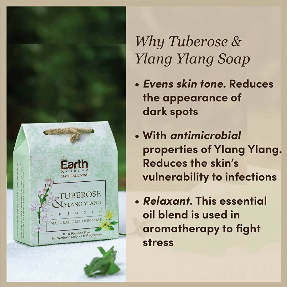 The Earth Reserve Tuberose & Ylang Ylang Infused Soap | Grab2Buy