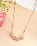 VOJ Women Gold Color stainless steel Necklace and Chains