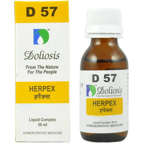 Doliosis Homeopathy D57 Herpex Drops | Grab2Buy