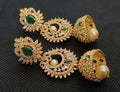 AD Emeralds 4 in 1 Earrings | Grab2Buy