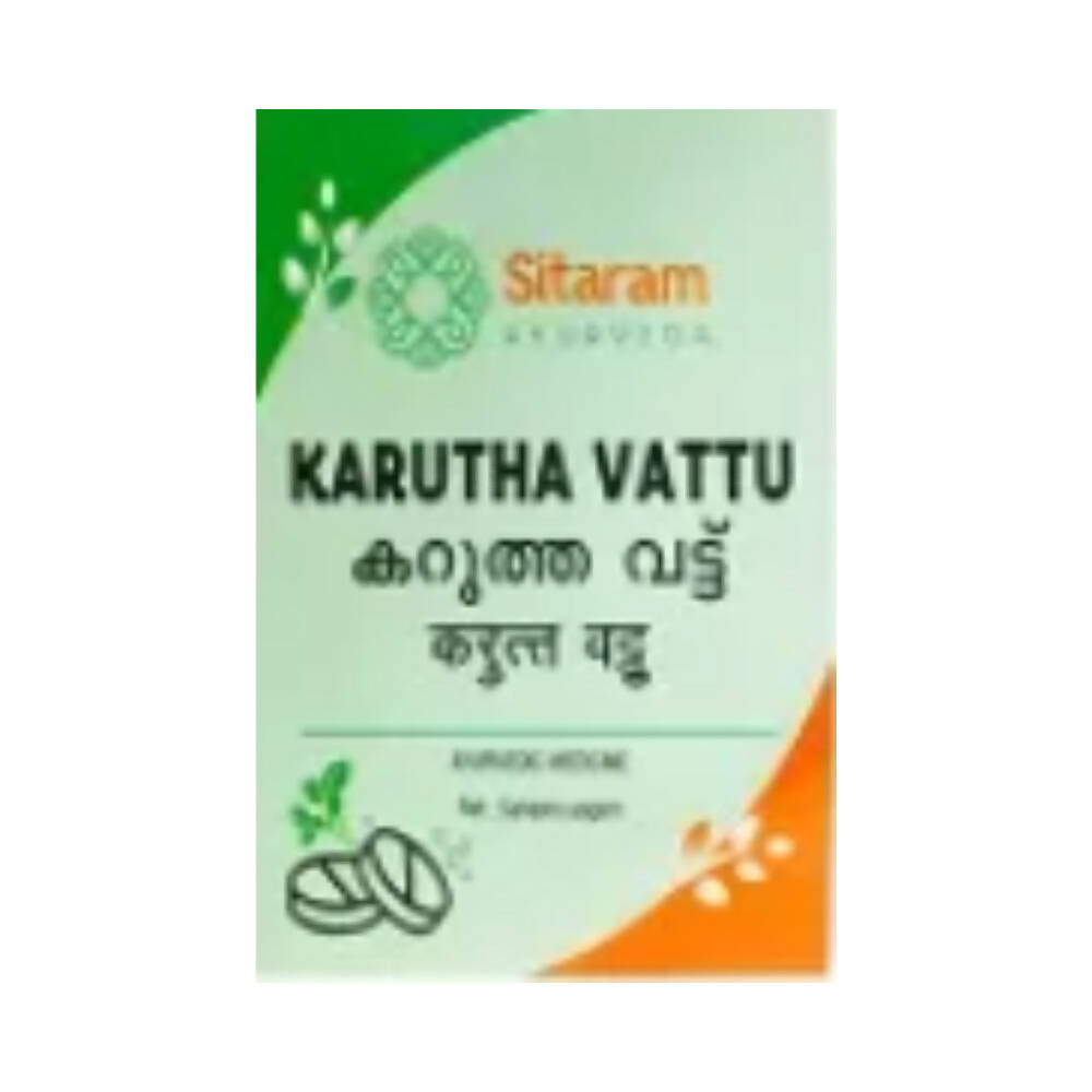 Sitaram Ayurveda Karutha Vattu Gulika Tablets | Grab2Buy
