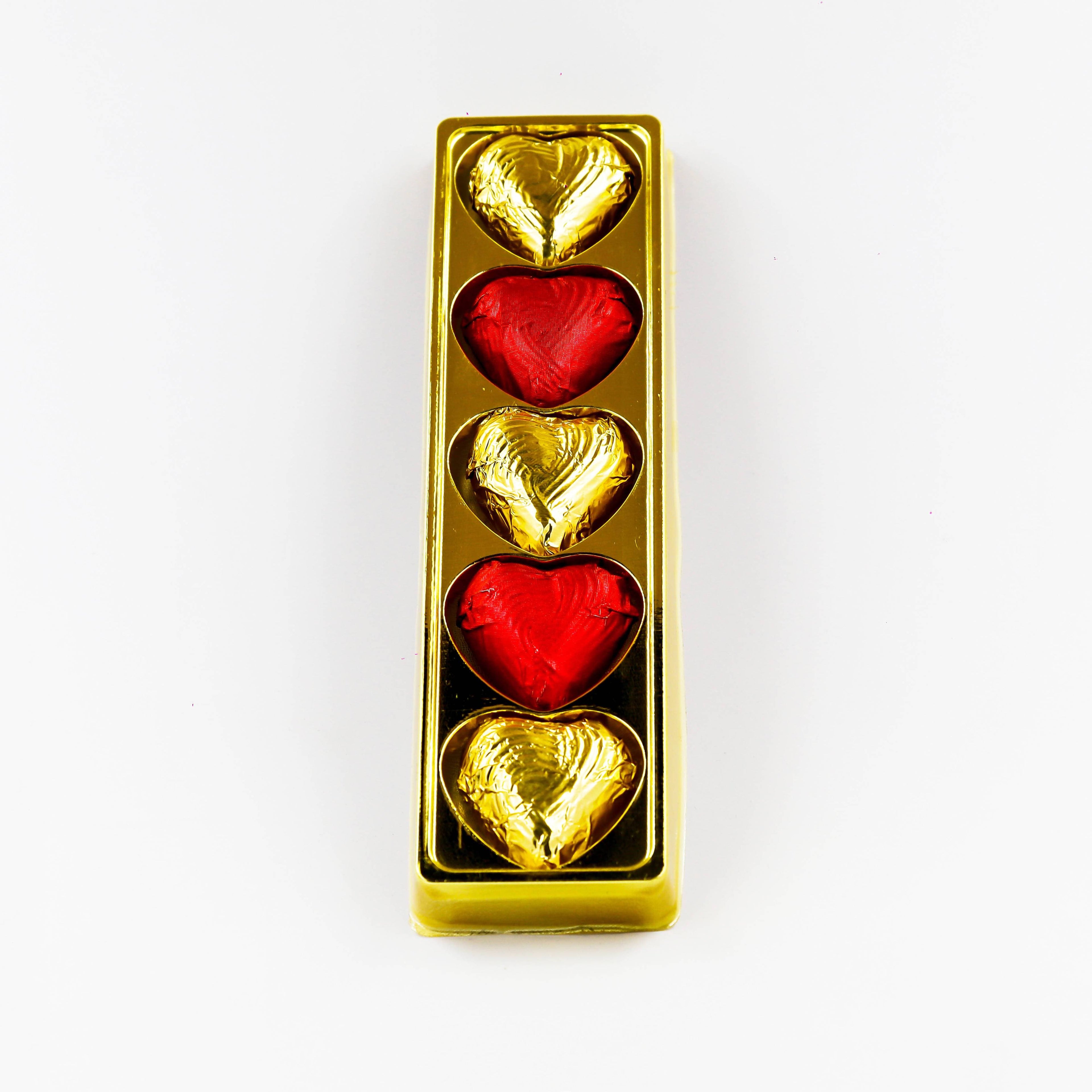 Deesha Foods Hotty Hearts 5 Chocolates | Grab2Buy