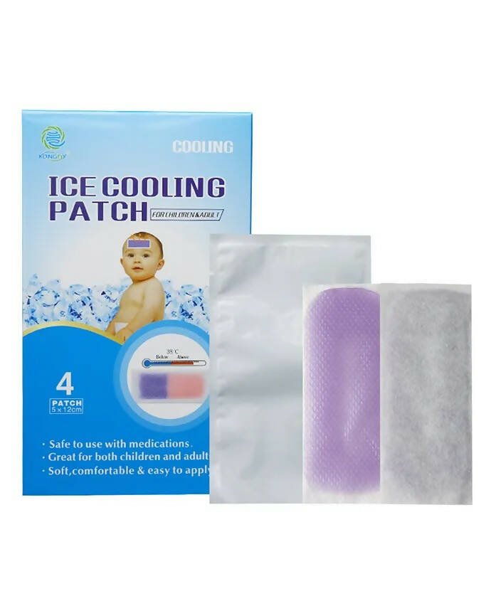 AHC Baby & Kids Cooling Gel Patch For Fever Colour changing Patch - 4 Pcs | Grab2Buy