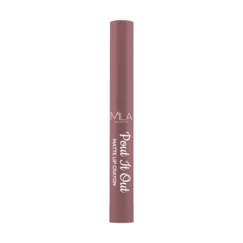Mila Beaute Pout It Out Long Lasting & Matte Finish Lip Crayon Lipstick - Mulan | Grab2Buy