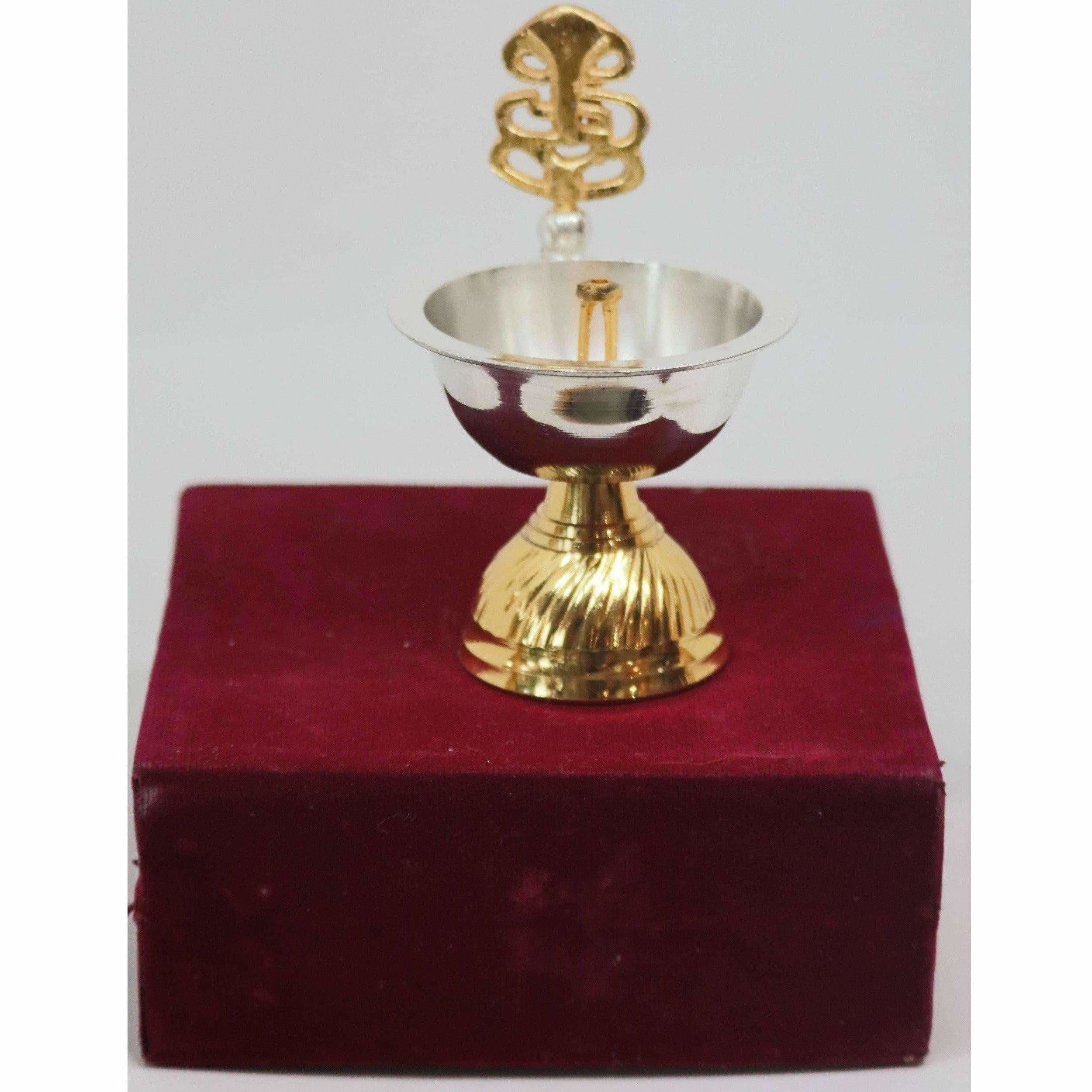 Chahat Premium Living Brass Ganesh Deep | Grab2Buy