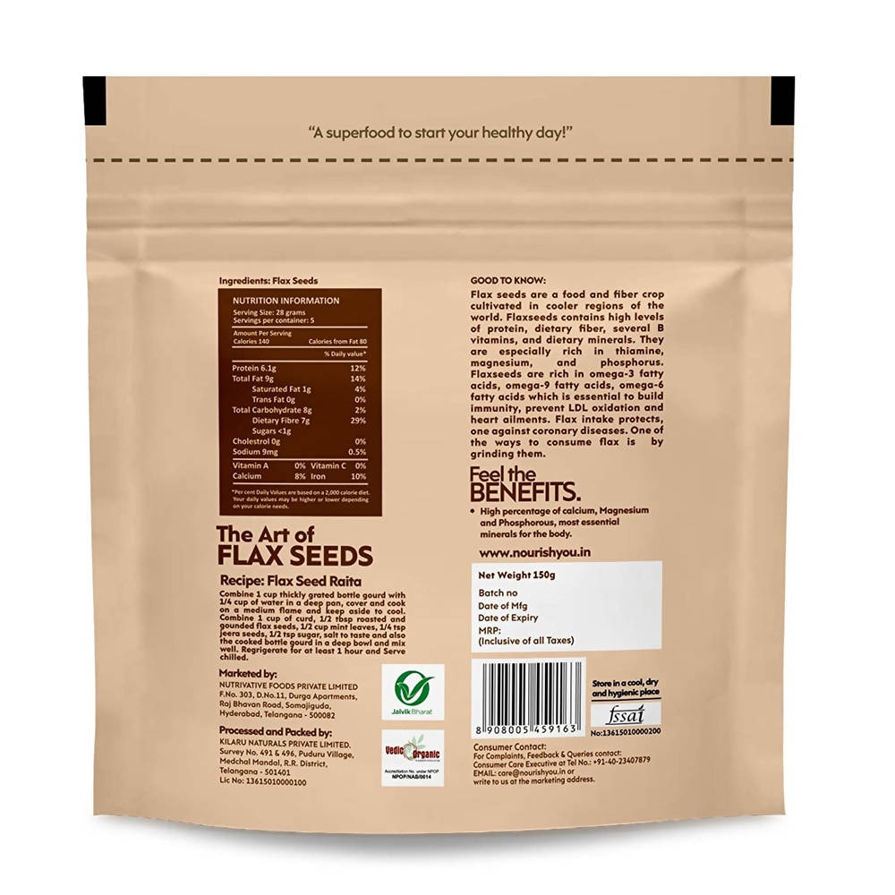 Nourish You Organic Flax Seeds | Grab2Buy