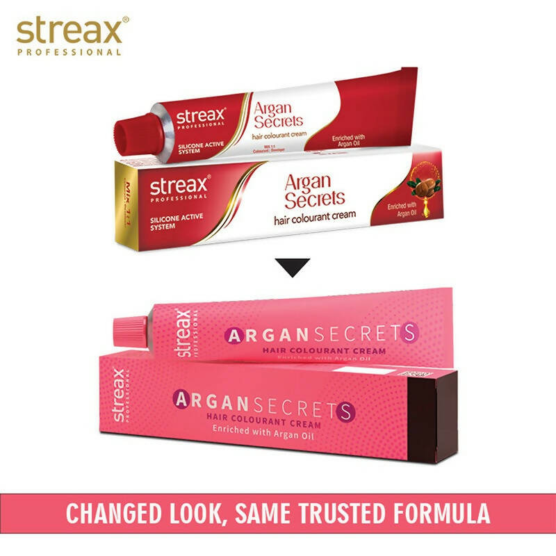 Streax Professional Argan Secrets Hair Colourant Cream - Golden Blonde 7.3 | Grab2Buy