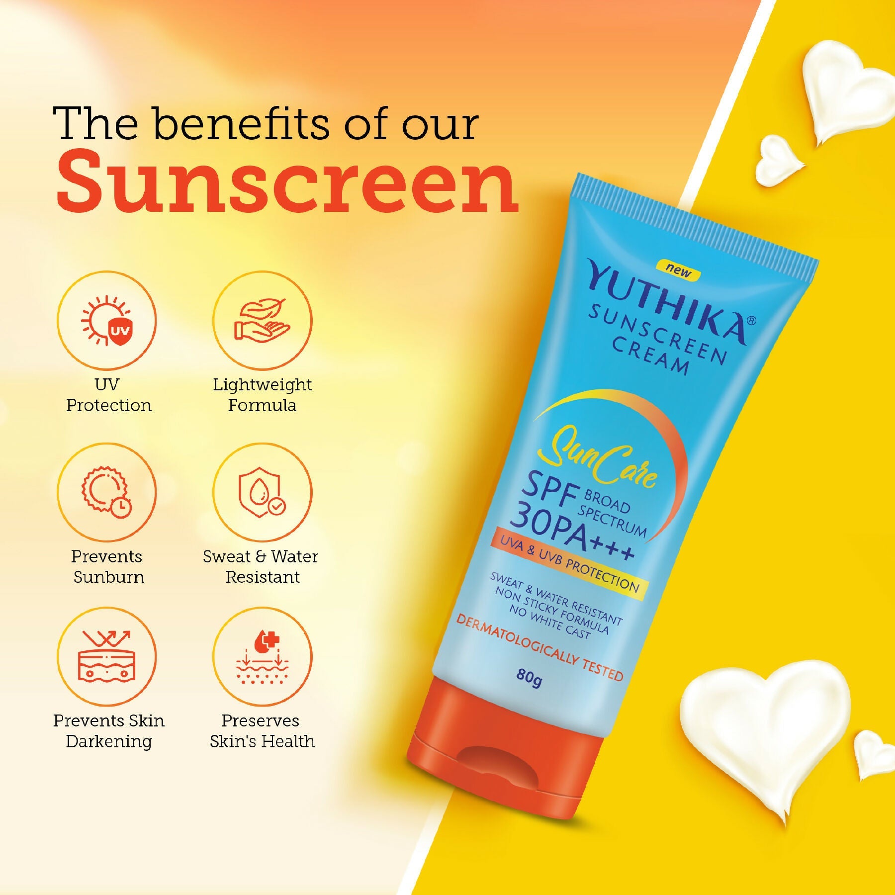 Yuthika Sunscreen Lotion SPF 30 PA+++ | Grab2Buy