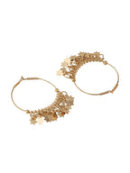 NVR Women Gold-Polished Hoop Earrings | Grab2Buy