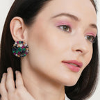 Multi Oversized Studs- Ruby Raang | Grab2Buy