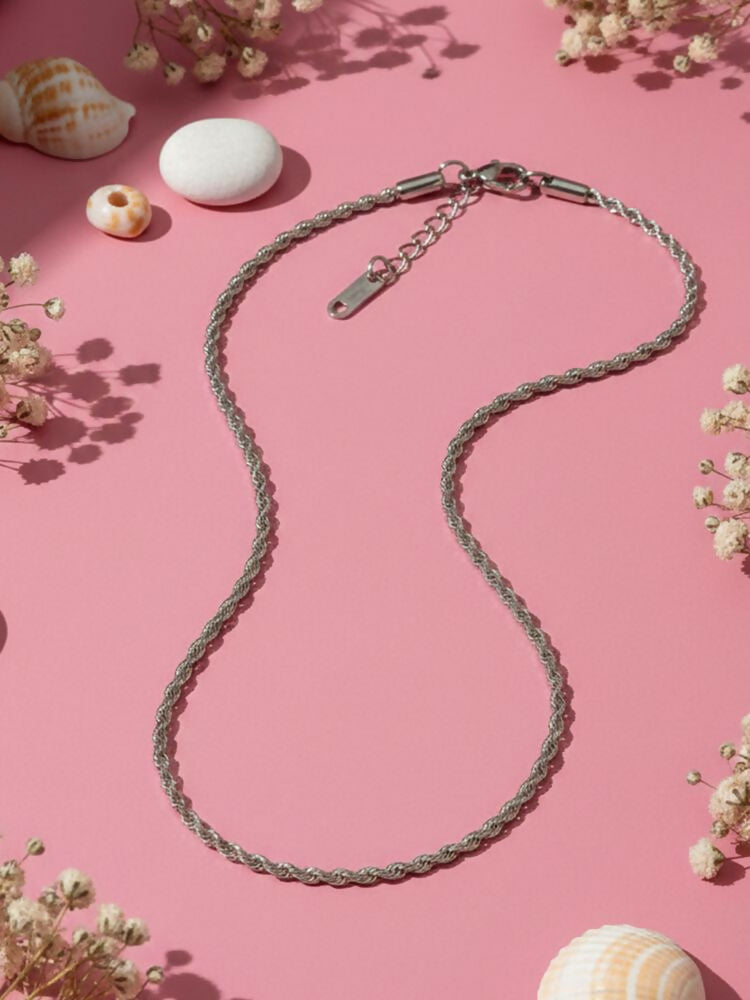 NVR Women German Silver Oxidised Chain | Grab2Buy