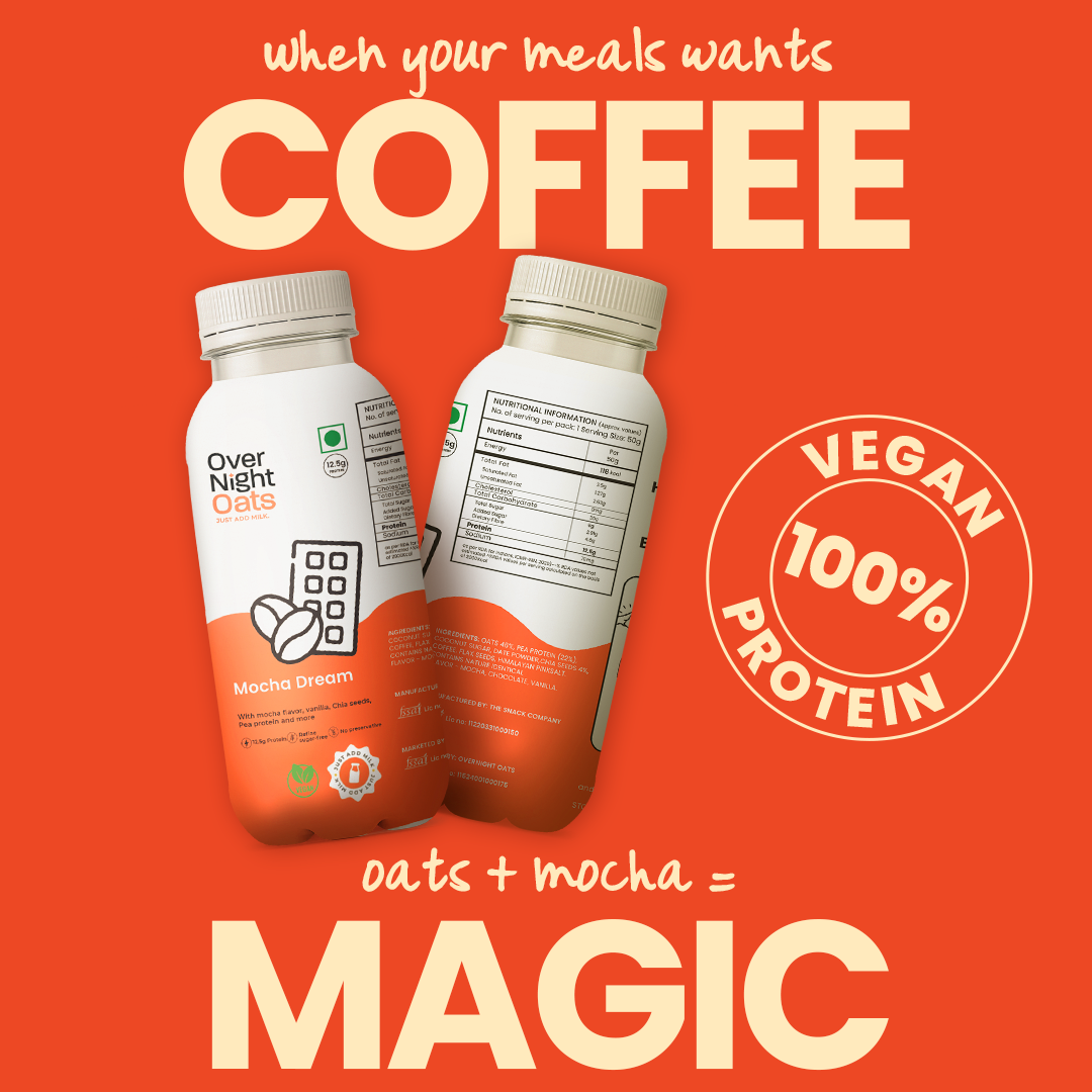 OverNightOats Vegan Mocha Dream Oatmeal | Grab2Buy