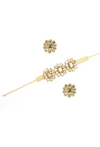 Mominos Fashion Joharkamal Gold-Polished Brass Finish Stone Choker For Women & Girls (Golden) | Grab2Buy