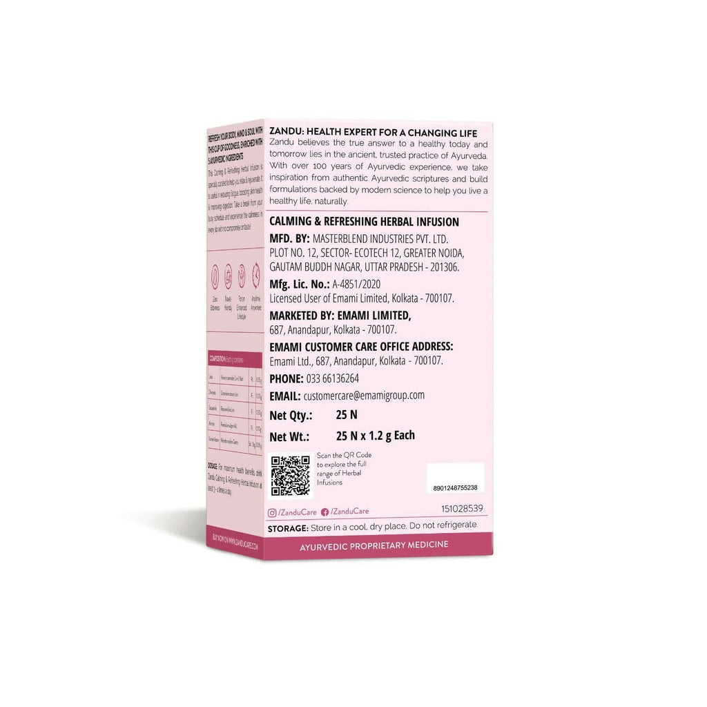 Zandu Calming & Refreshing Herbal Infusion | Grab2Buy