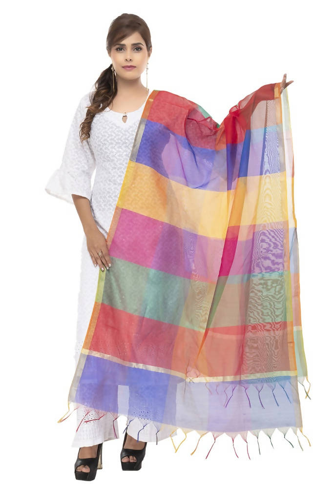 Mominos Fashion Multi Banarsi Multi Dupatta | Grab2Buy