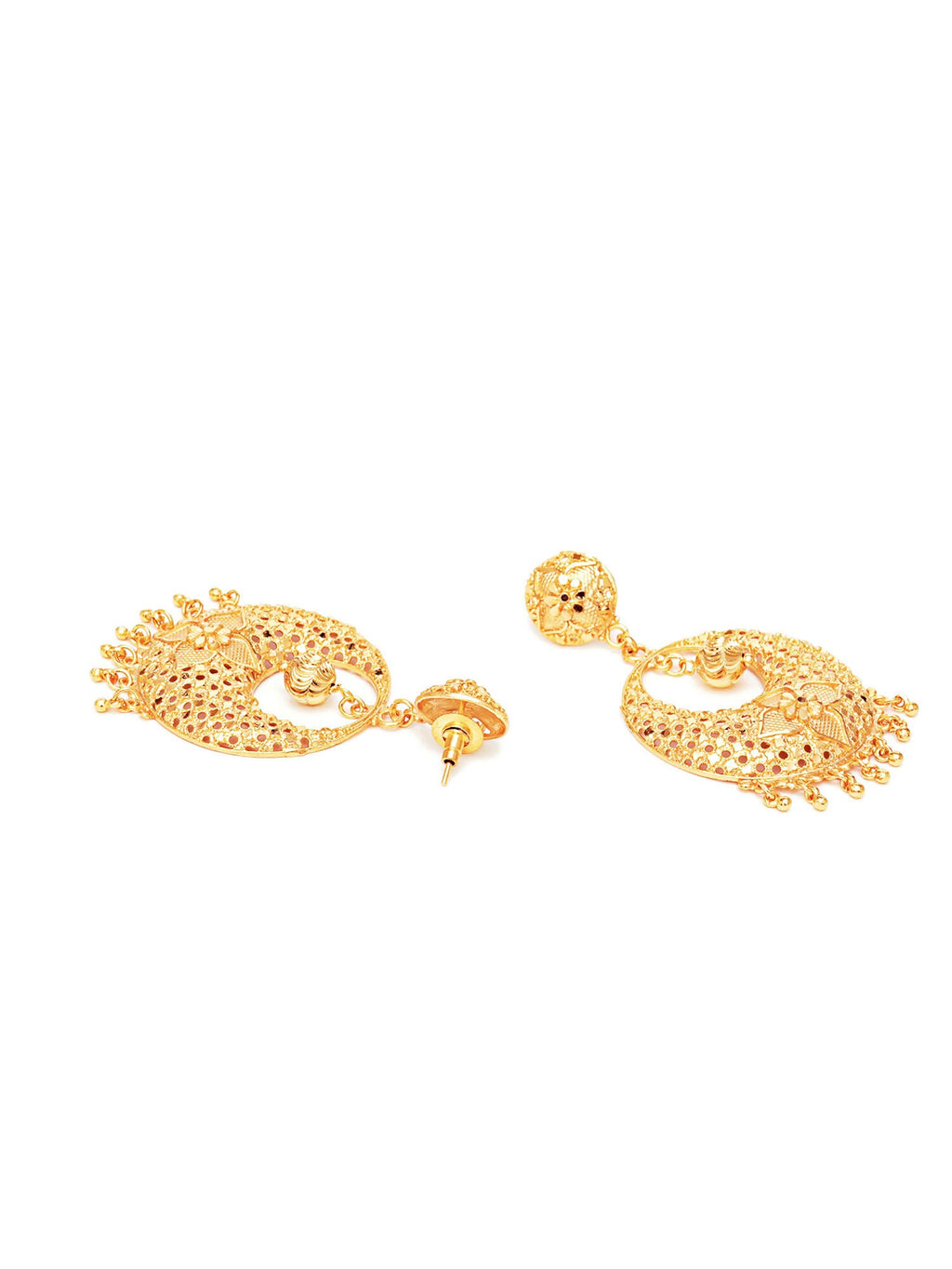 Golden Earrings (Gold) - Ruby Raang | Grab2Buy