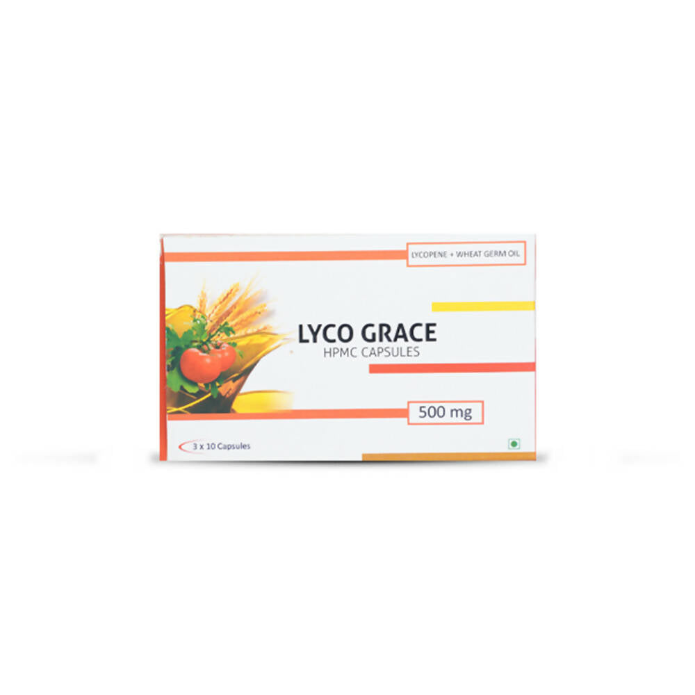 Nutra Grace Lycopene + Wheat Germ Oil Capsules | Grab2Buy