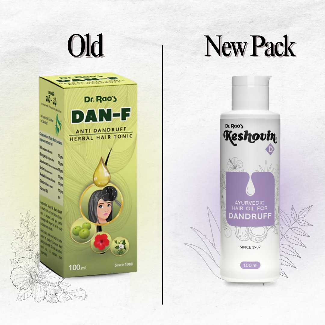 Dr. Rao's Keshovin Anti Dandruff Herbal Hair Oil | Grab2Buy