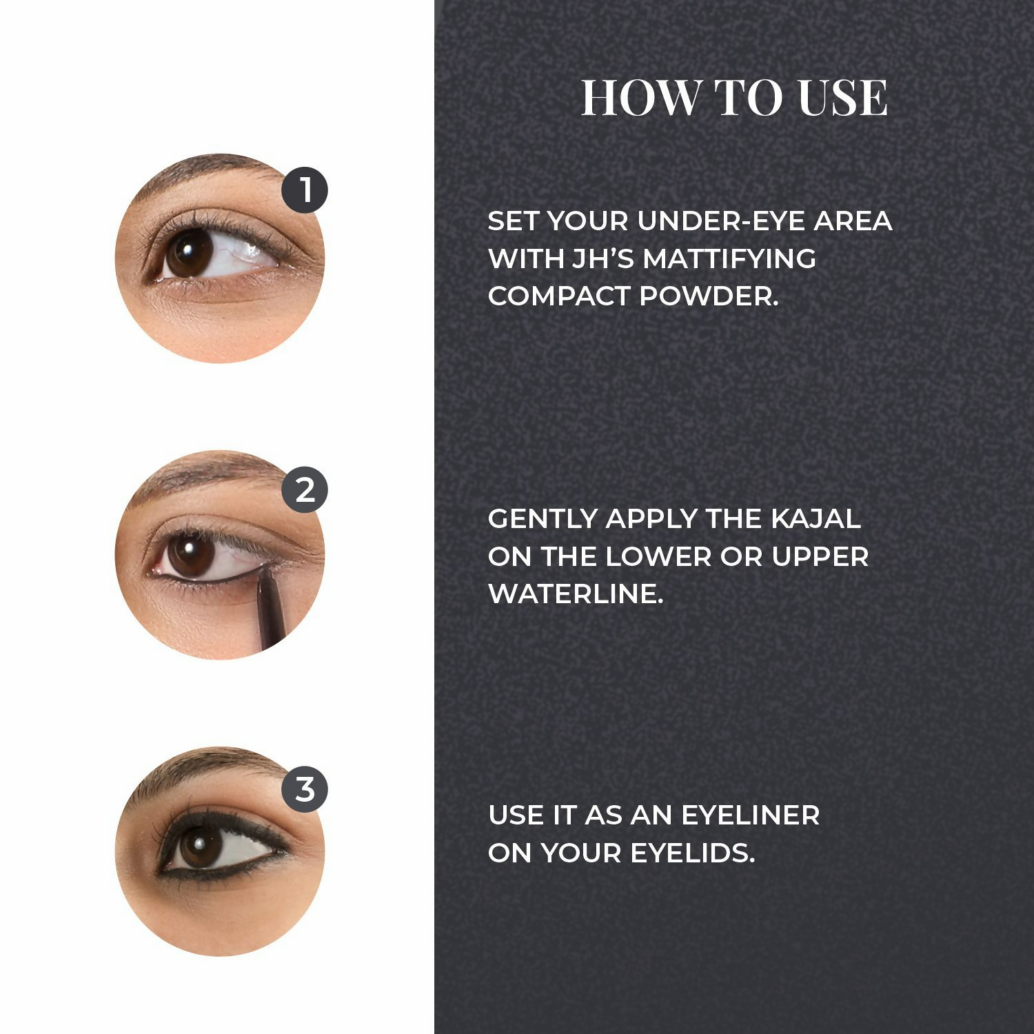 Just Herbs Naynam Day - Long Kohl Kajal | Grab2Buy